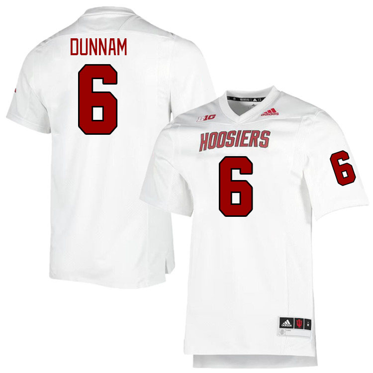 Men #6 Phillip Dunnam Indiana Hoosiers College Football Jerseys Stitched-Retro
